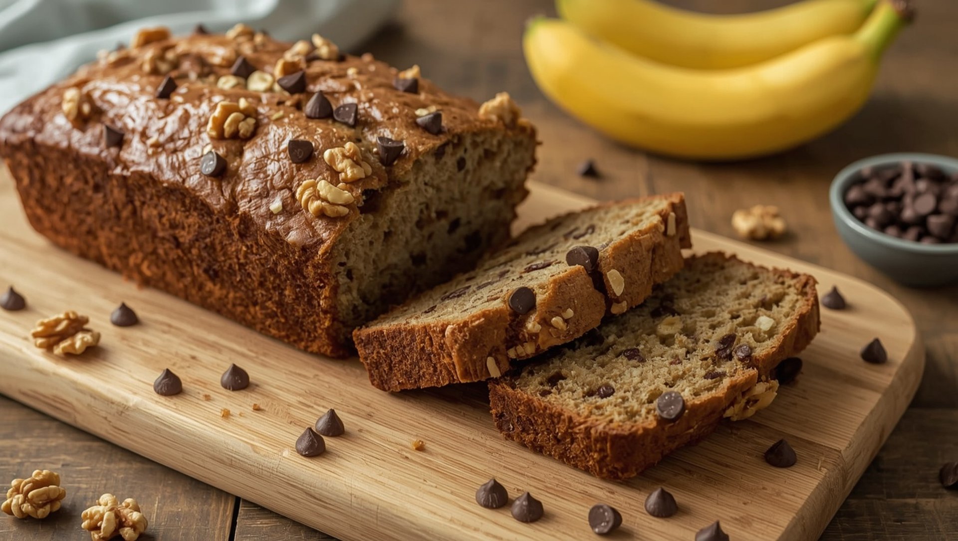Saftiges Bananenbrot - das beste Rezept fuer reife Bananen