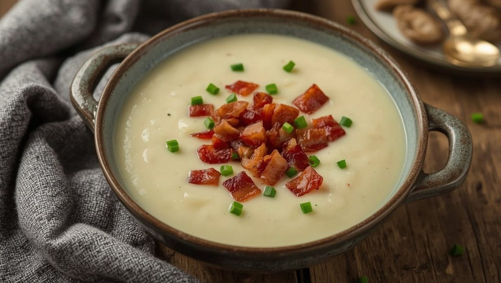 Cremige Kartoffelsuppe - klassisch deutsch und sattmachend
