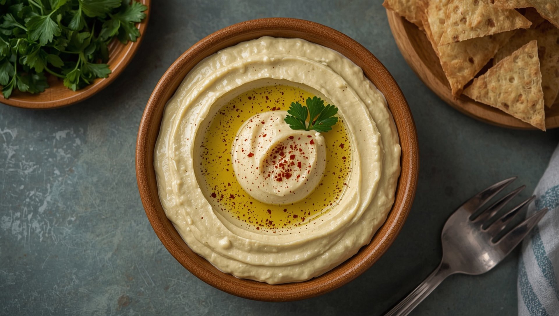 Selbstgemachter Hummus - cremig, einfach und viel besser als gekauft